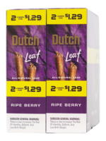 Dutch Leaf Rolled Cigars 2ct Pack - Ripe Berry