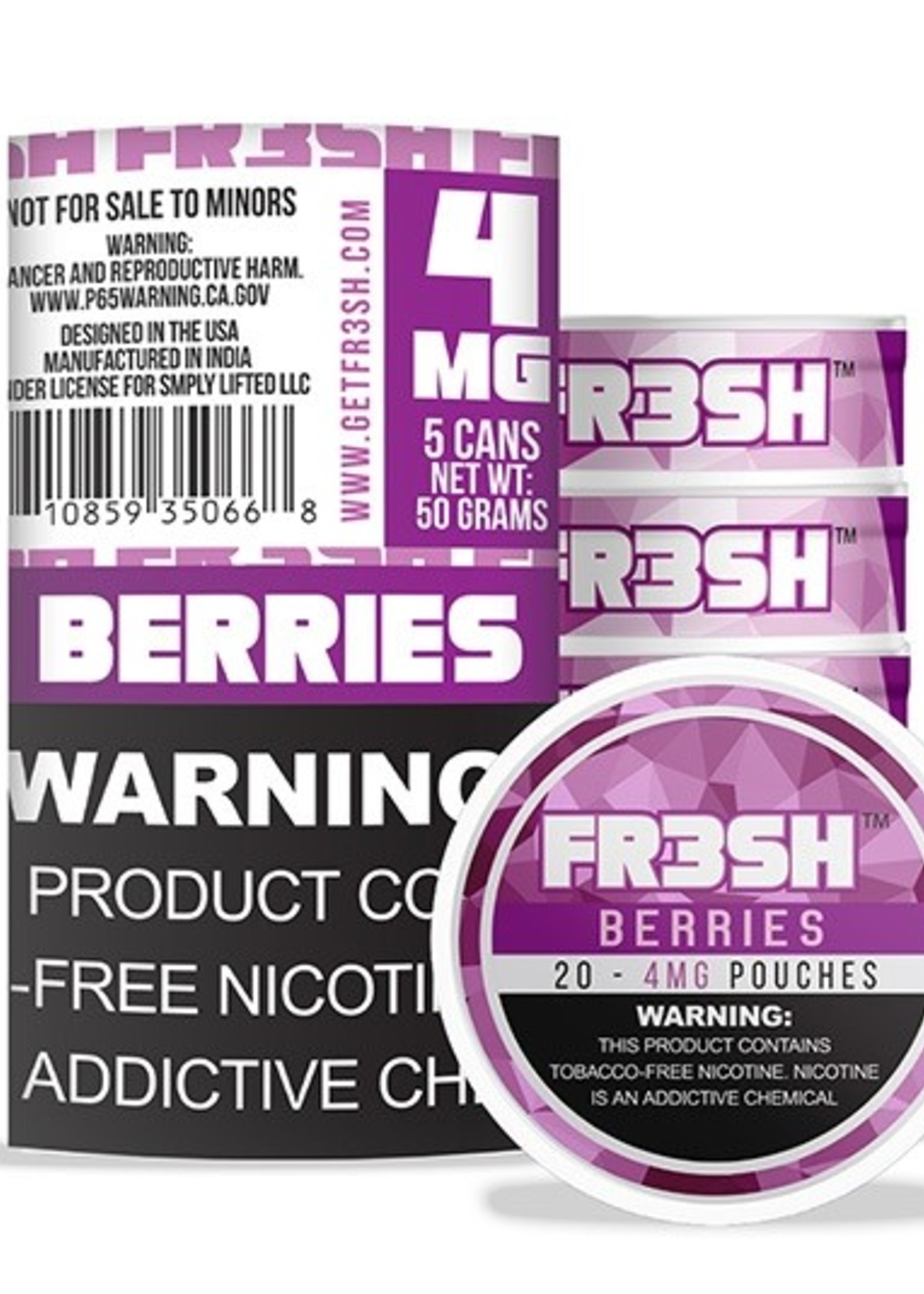 FR3SH TFN Pouch  4mg - Berries