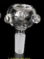 14mm Fancy Bubble Male Waterpipe Bowl - #1637