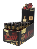 Raw Raw Black 1 1/4 Cones 6pc/pack