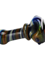 3.5" Glass Hand Pipe Assorted Swirl Designs - #1819