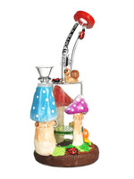 Pulsar Ladybug Shroom Water Pipe | 9" | 14mm - #2020
