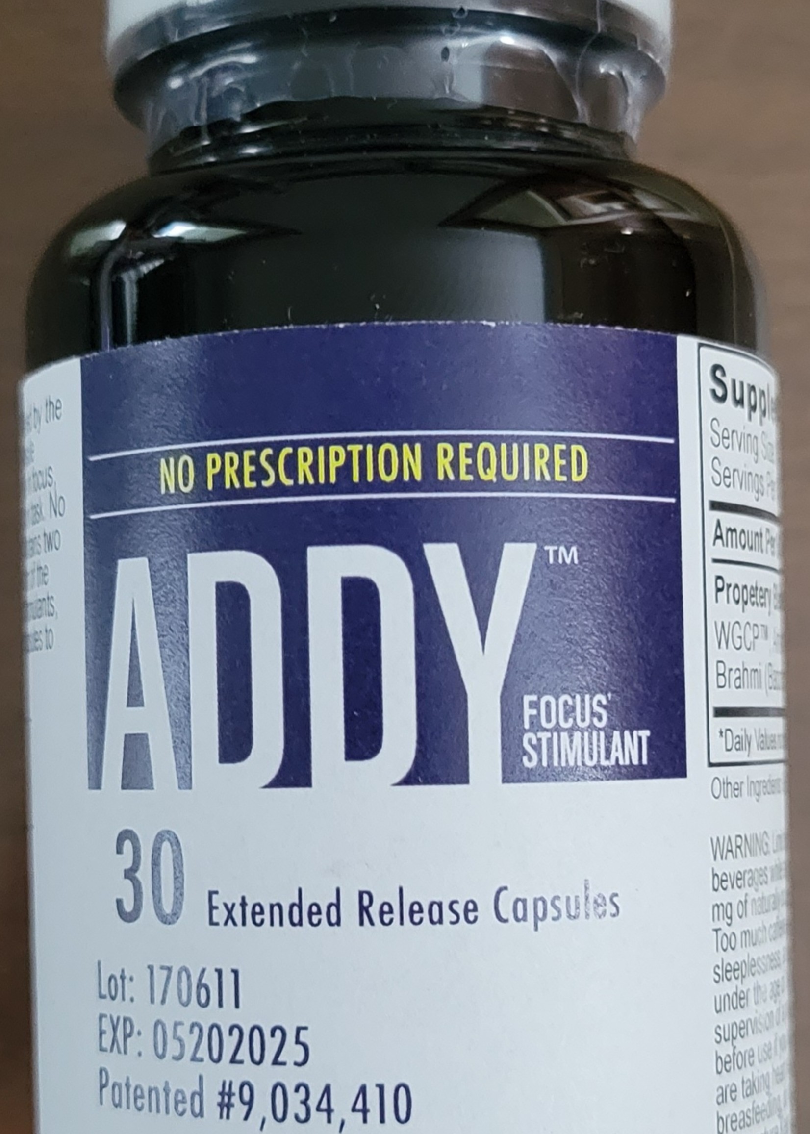 Addy Capsules 30ct Bottle