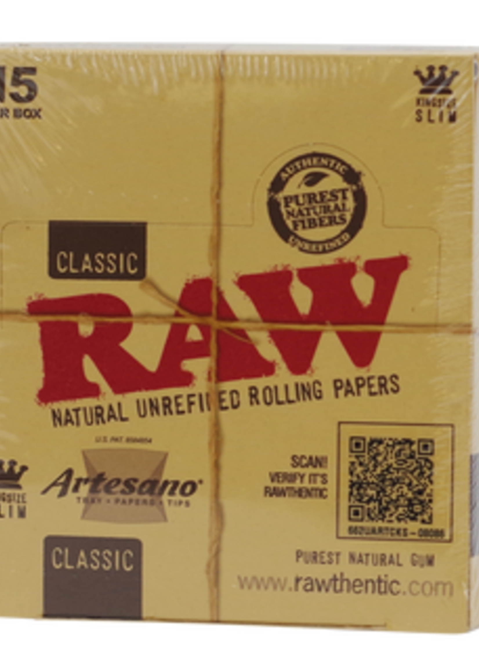 Raw Classic King Size Slim Artesano Rolling Papers