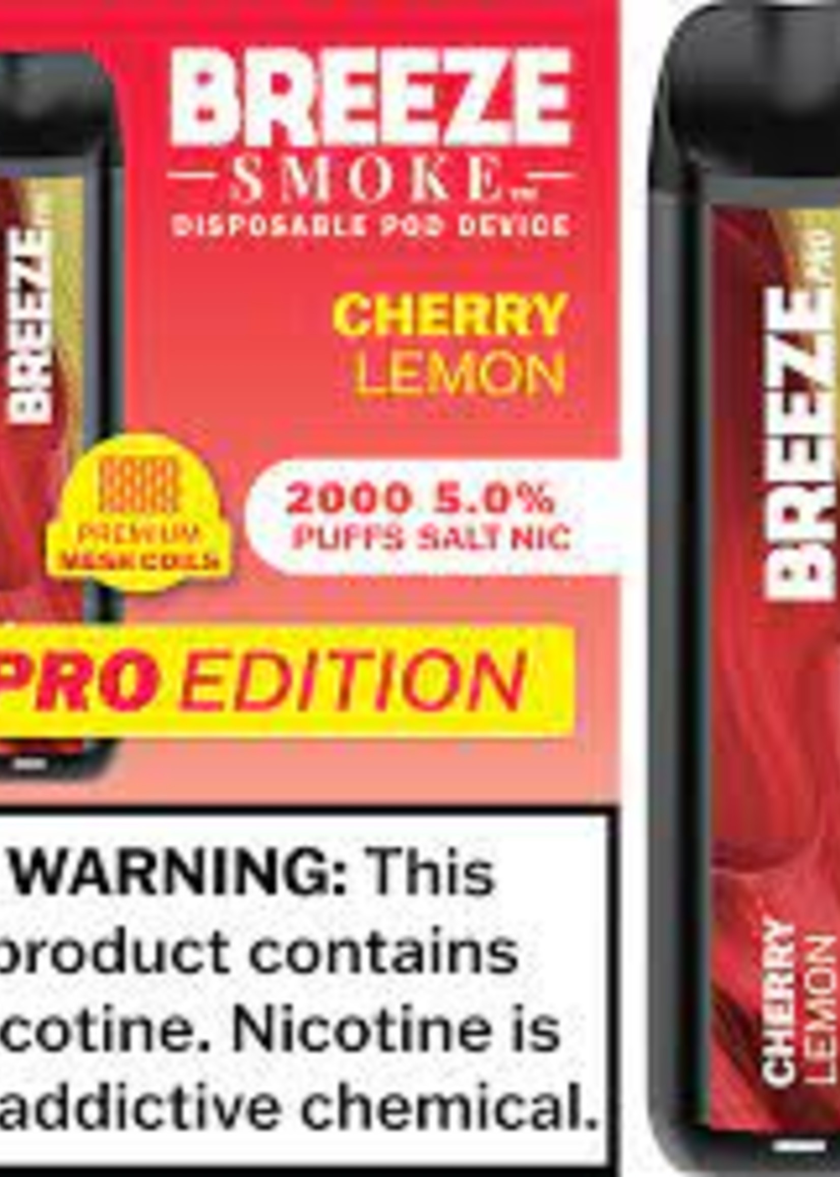Breeze Pro Breeze Pro Disposable - Cherry Lemon