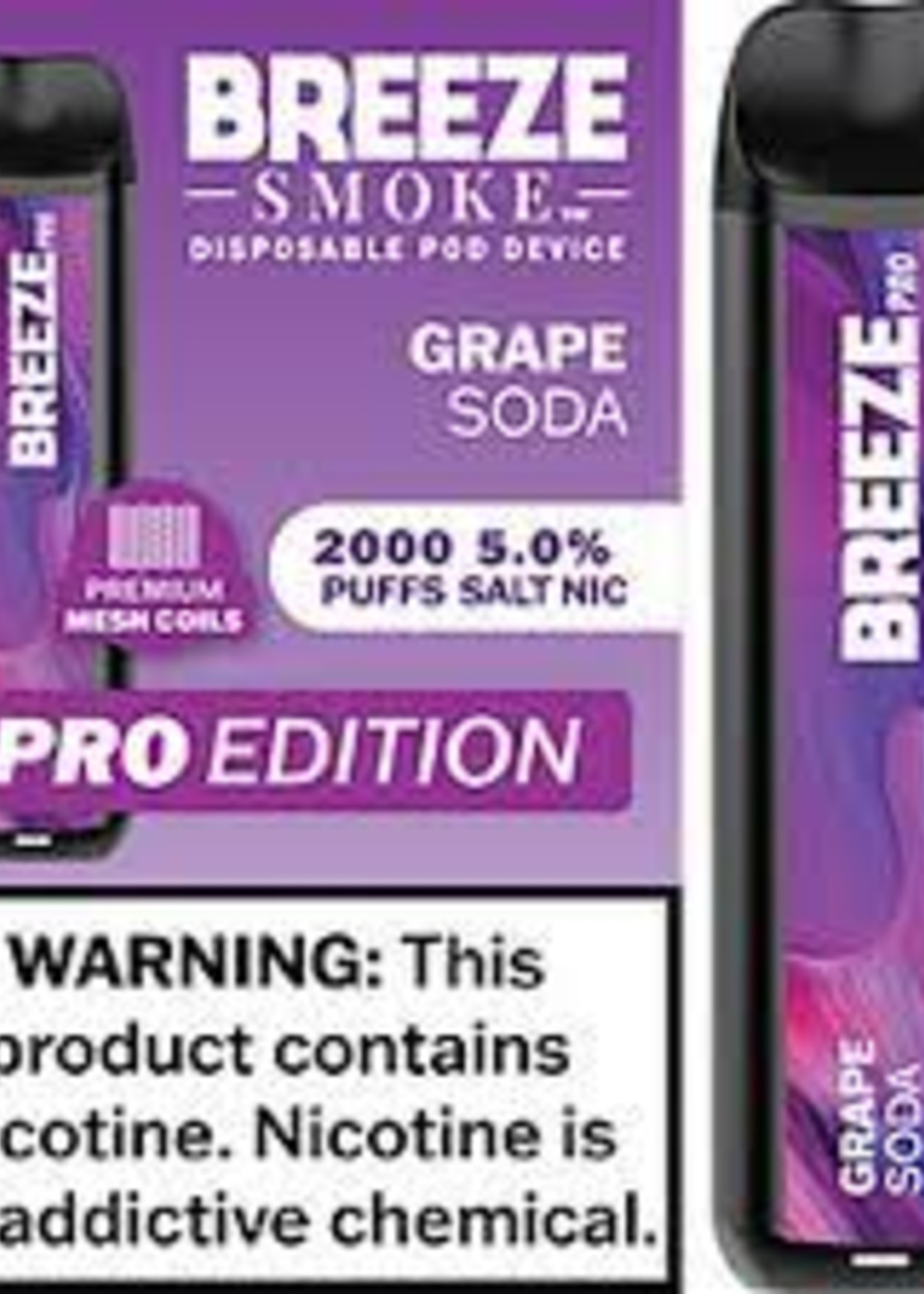 Breeze Pro Breeze Pro Disposable - Grape Soda