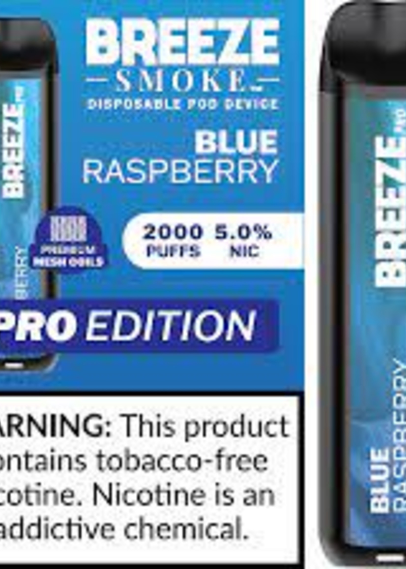 Breeze Pro Breeze Pro Disposable - Blue Raspberry