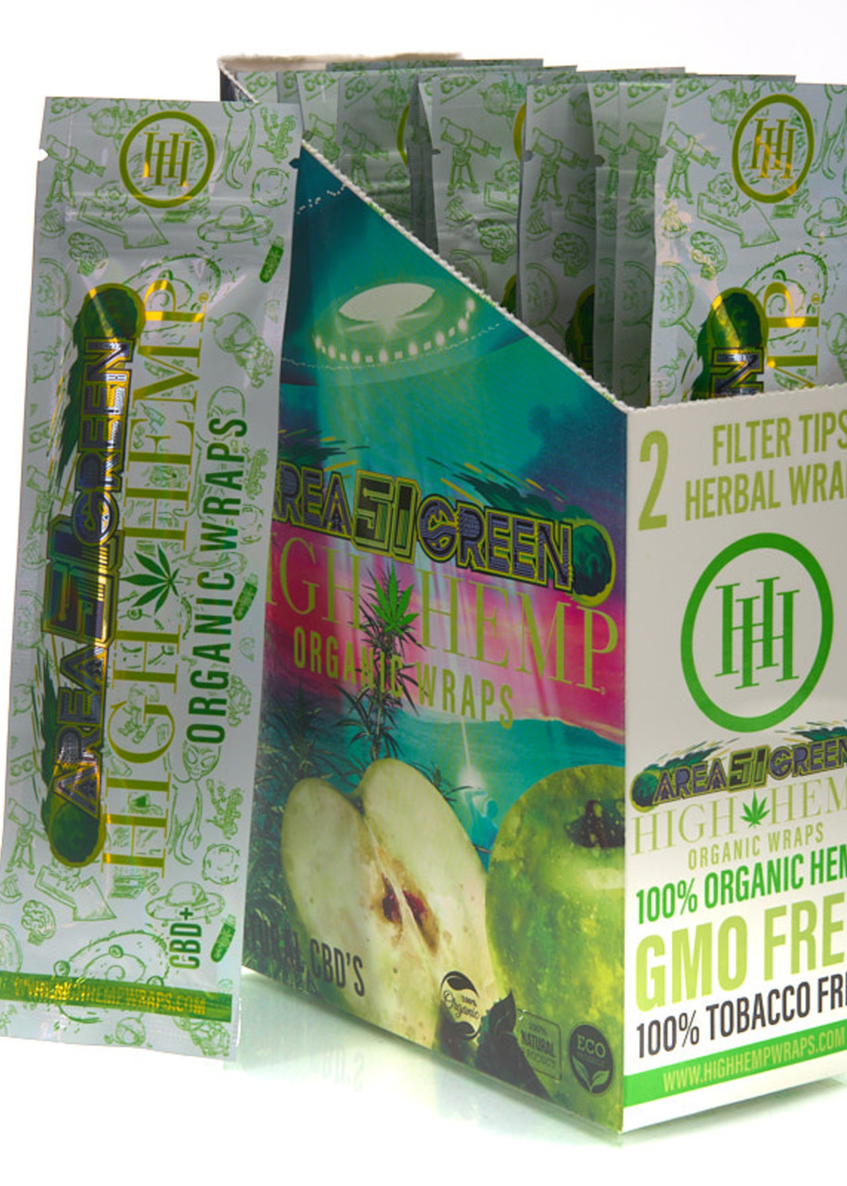 High Hemp High Hemp Organic Wraps - Area 51