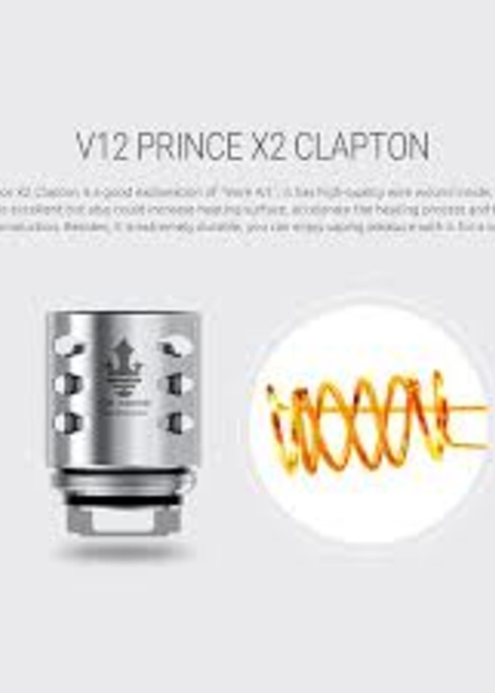 Smok Smok V12 Prince X2 Clapton Coil - 3pk BOX
