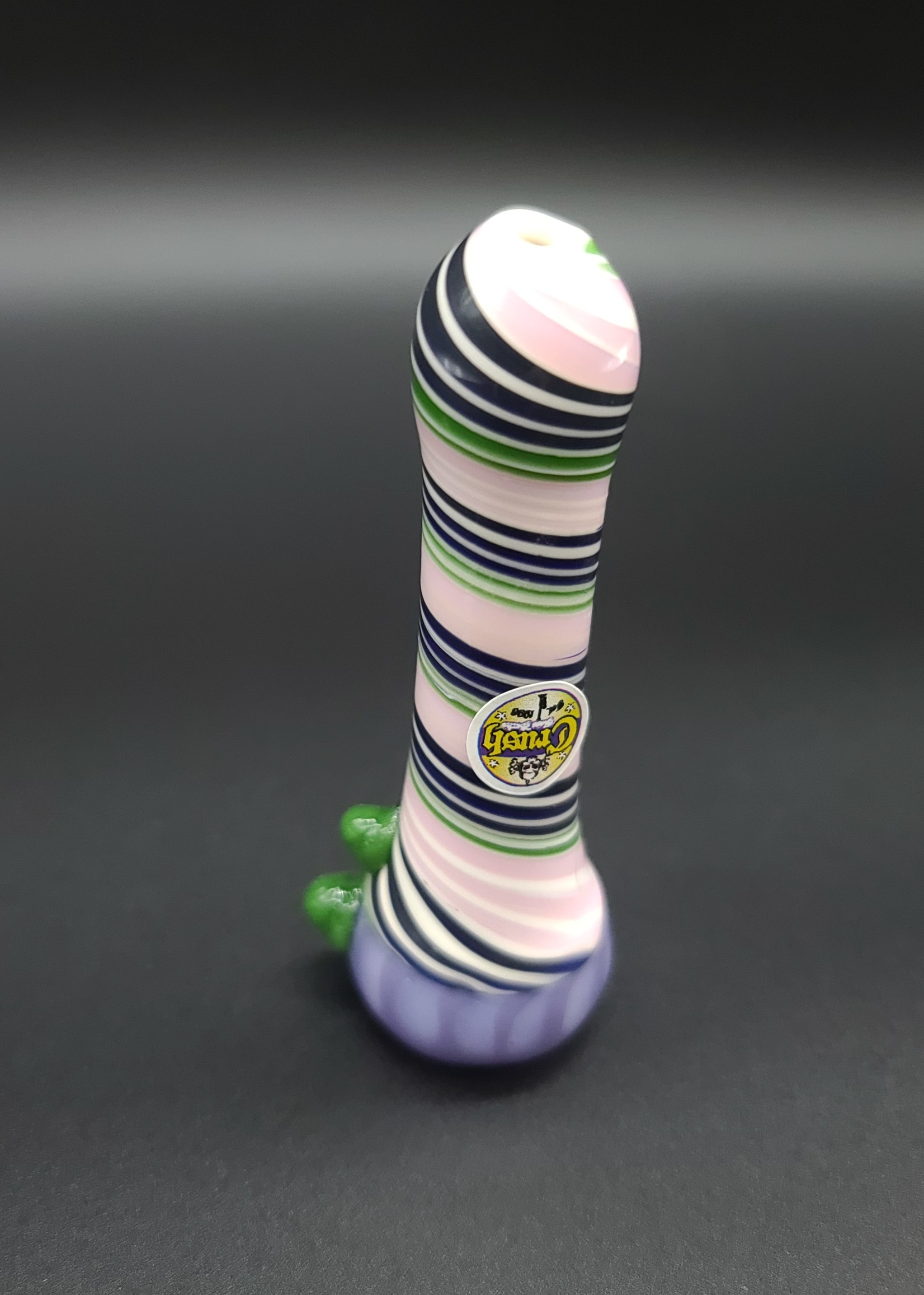 Crush Glass Chillum - #1248