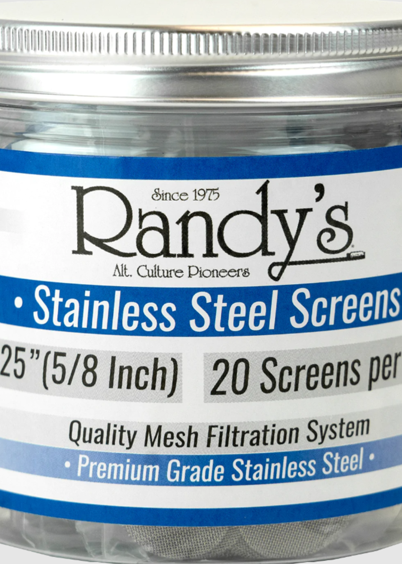 Randy's Randy's Screens Stainless .625" - 20pk - #9894