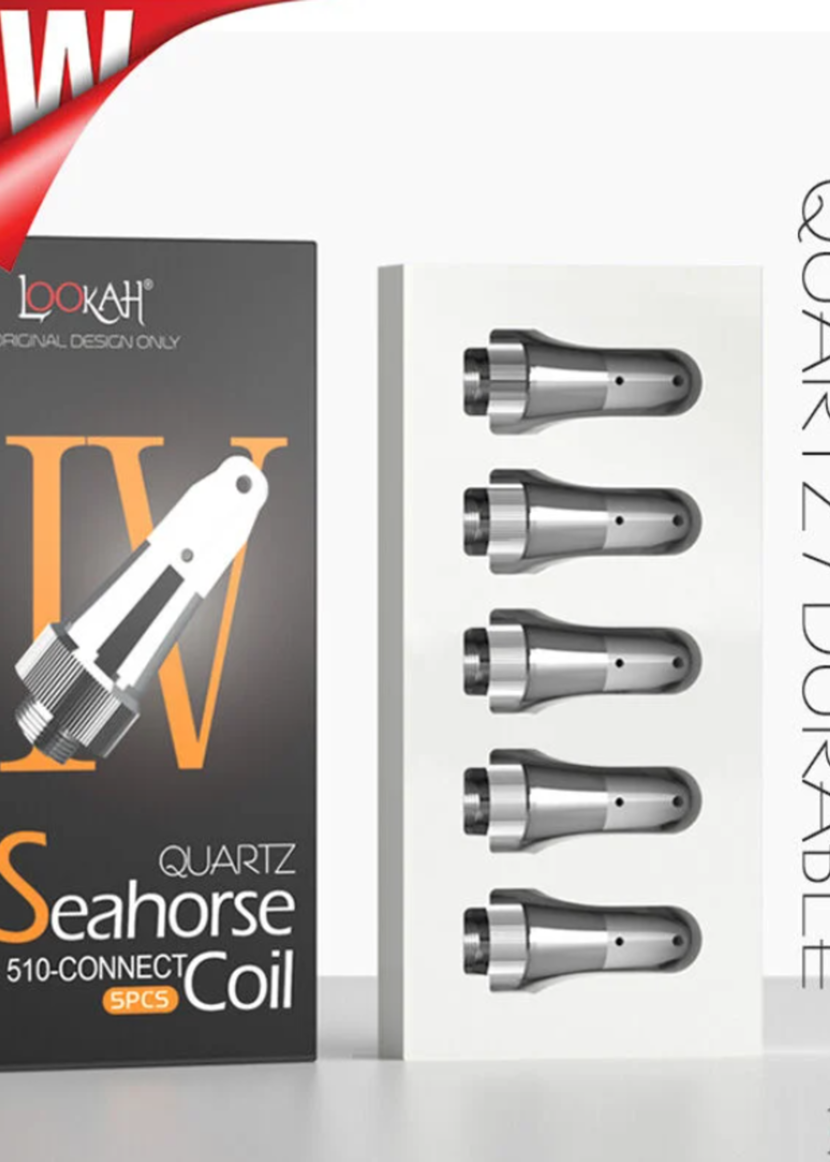 Lookah Lookah Seahorse IV Quartz Replacement Coils - Pack of 5 single