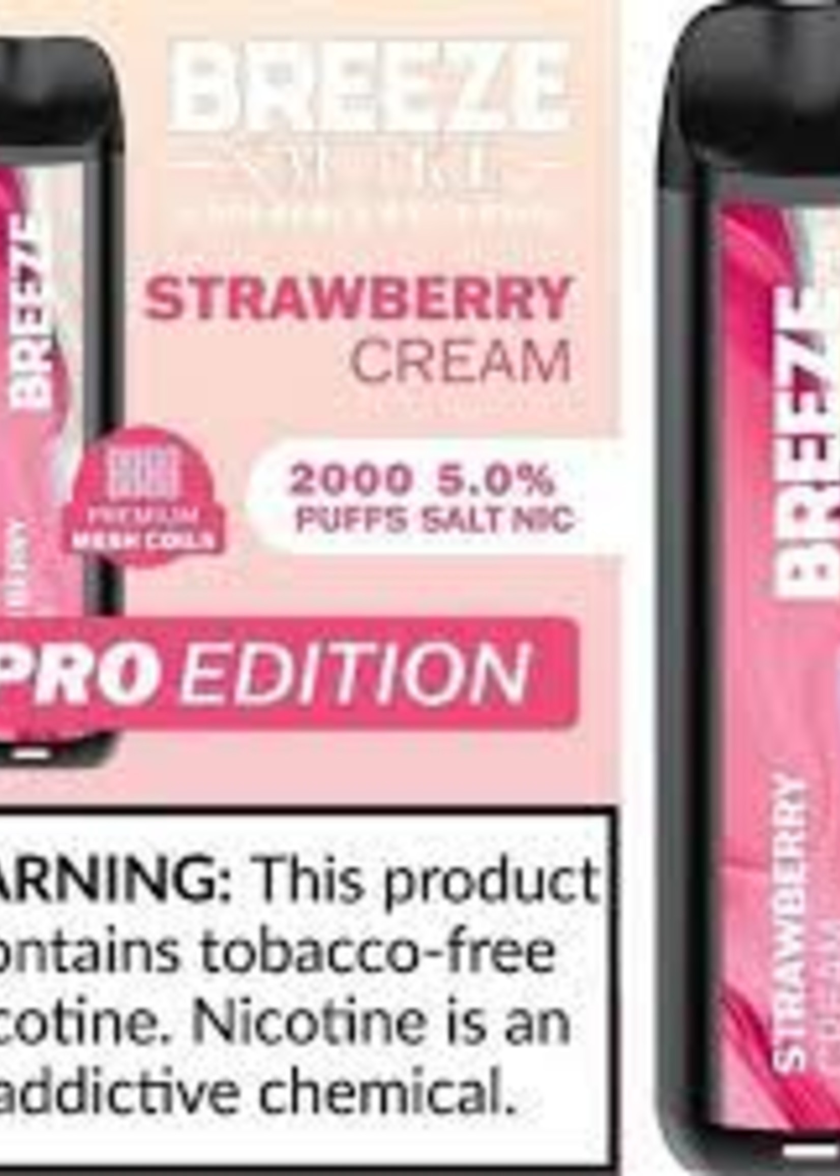 Breeze Pro Breeze Pro Disposable - Strawberry Cream
