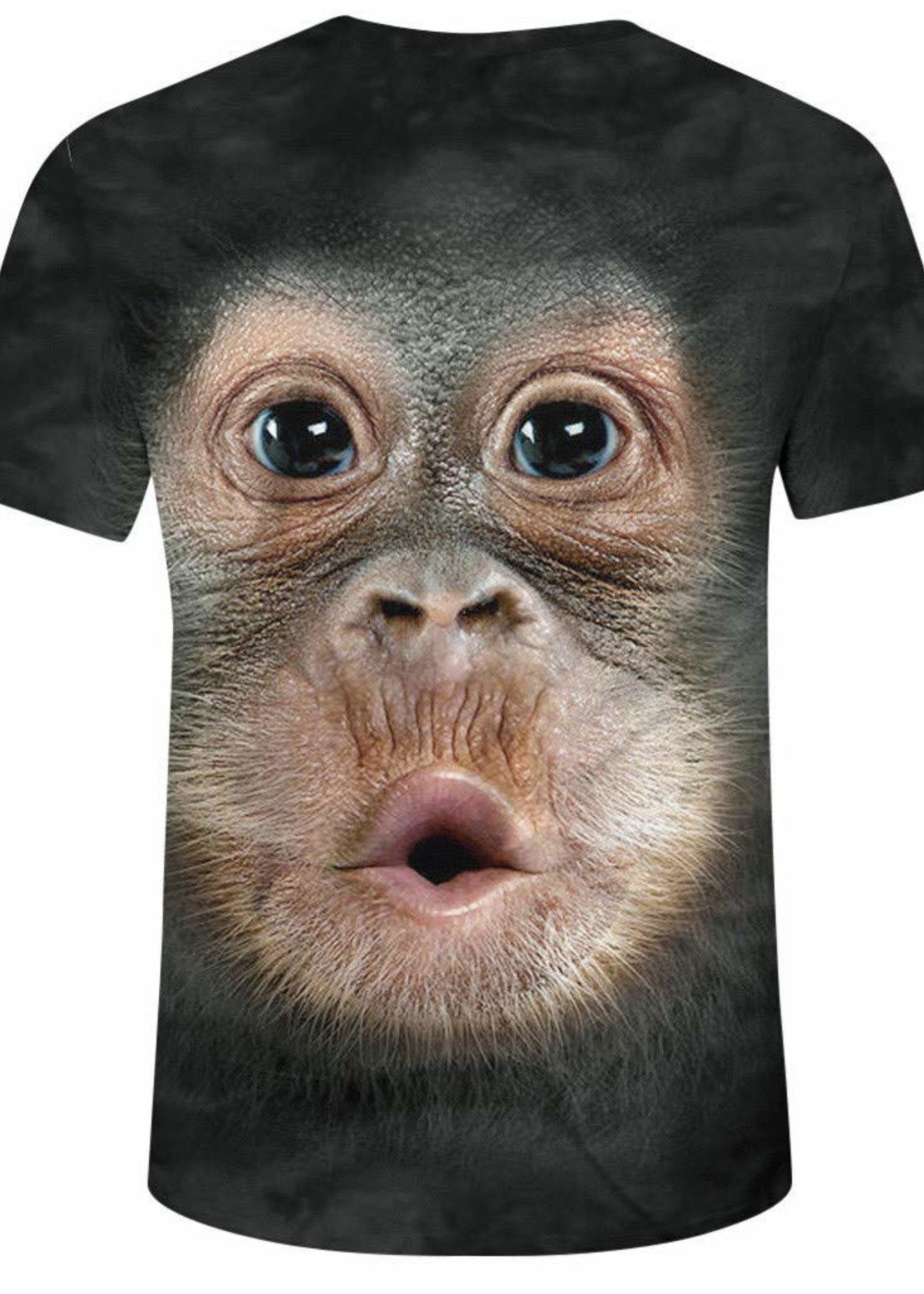 Big Face Baby Orangutan Medium T Shirt