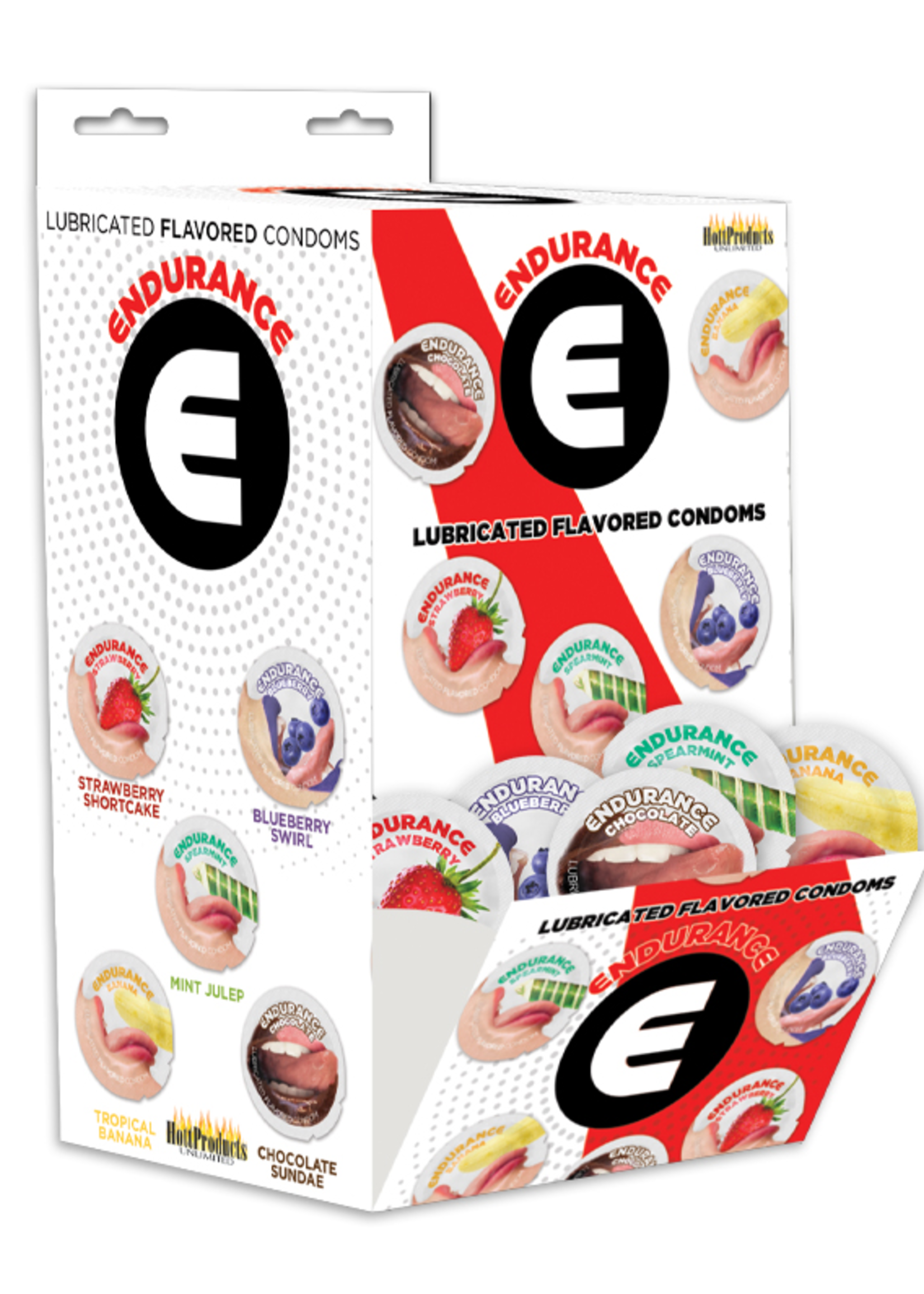Hott Products Endurance Flavored Condoms #EFC