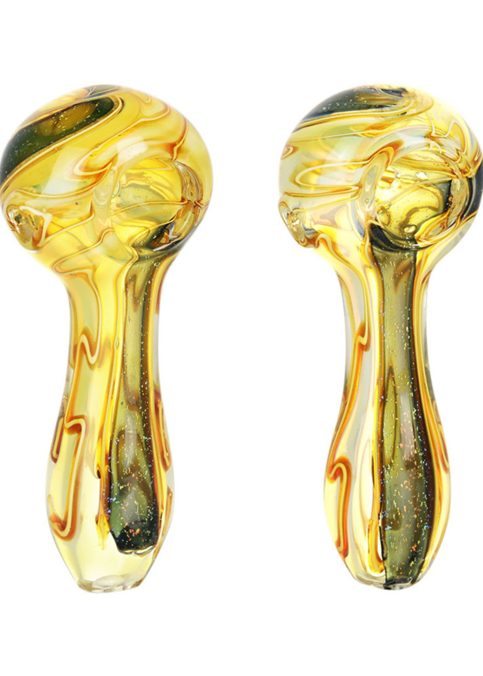 Sparkle Lane Dichro Spoon Pipe | 3.5" - #