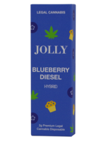 Jolly Jolly CBD Premium Cannabis 2g Disposable Vape - Blueberry Diesel Hybrid