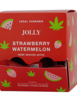 Jolly Jolly Hemp Derived 30mg Delta 9 THC & 30mg CBD Gummies 2pk - Strawberry Watermelon