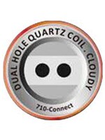 Lookah Lookah 710 Quartz Replacement Coils - Dual Hole Quartz Type B - (Dragon Egg Compatible) SINGLE