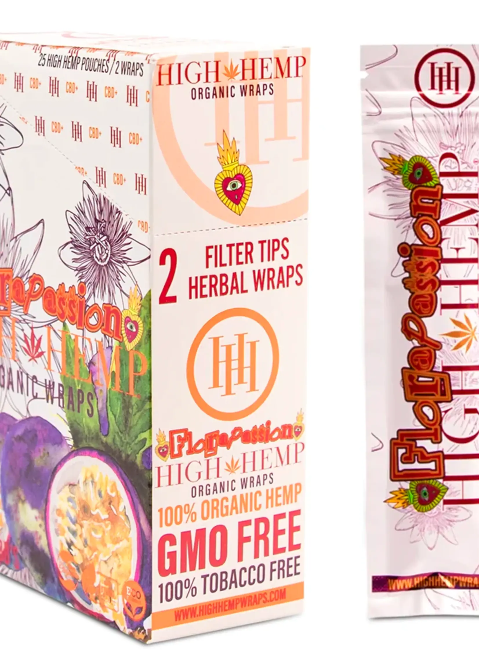 High Hemp High Hemp Wraps  - Flora Passion