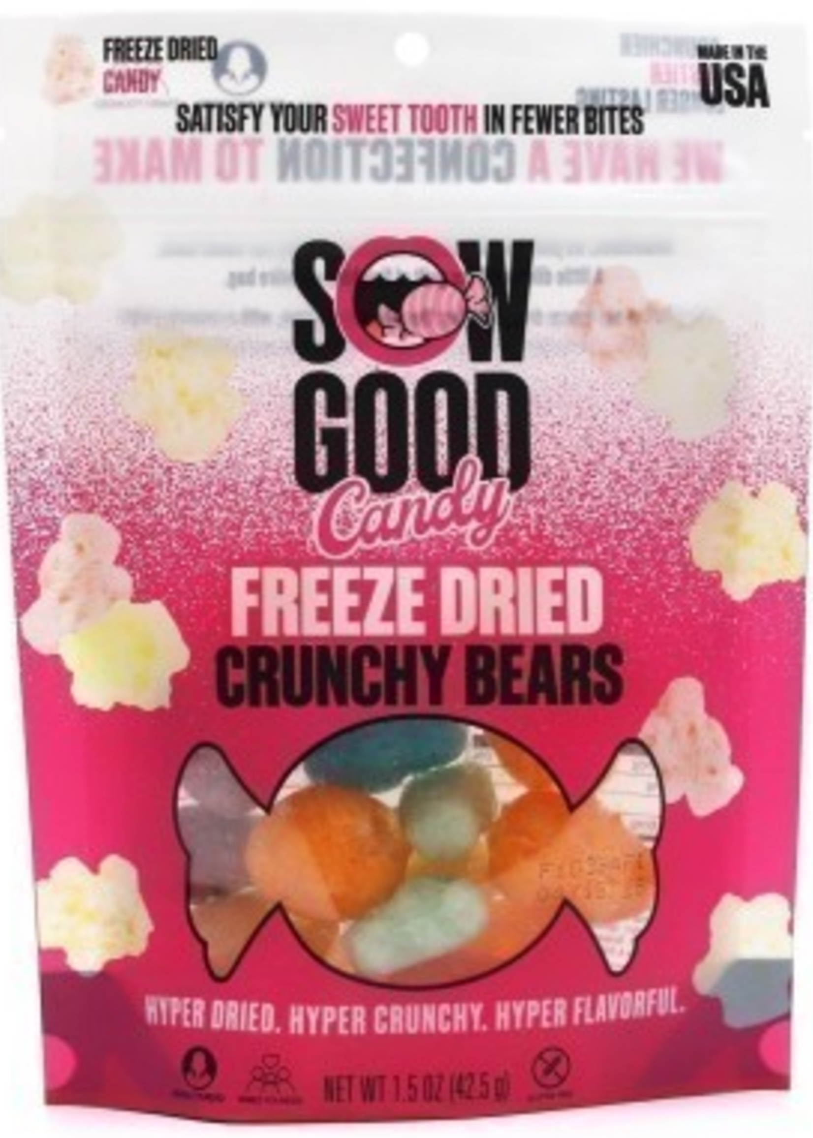 Sow Good Inc Freeze Dried Crunchy Bears