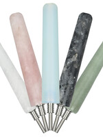 Pulsar Gemstone Dab Straw w/ Titanium Tip | 5" | 10mm