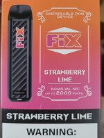 Fix Brand FIX - 50mg/ml 2000 Puff Disposable - Strawberry Lime