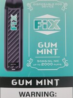Fix Brand FIX - 50mg/ml 2000 Puff Disposable - Gum Mint