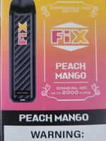 Fix Brand FIX - 50mg/ml 2000 Puff Disposable - Peach Mango
