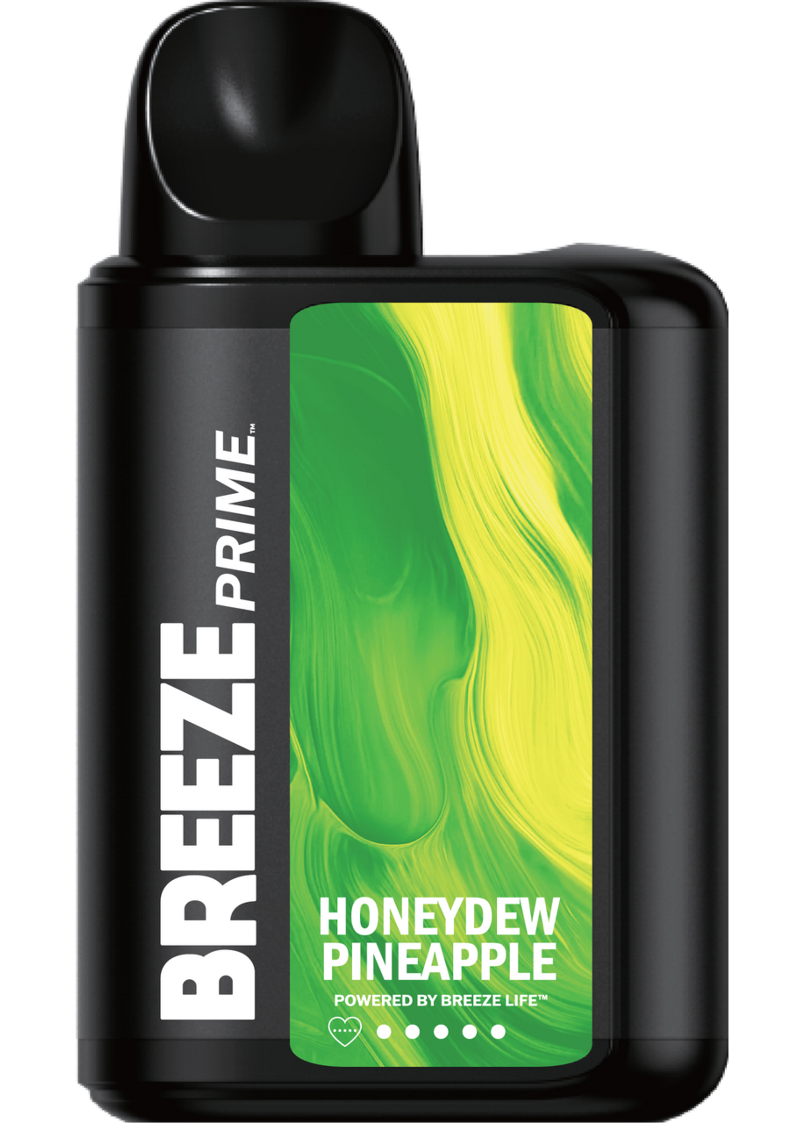 Breeze Breeze Prime - 6000 Puffs - 5% Nicotine - Honeydew Pineapple