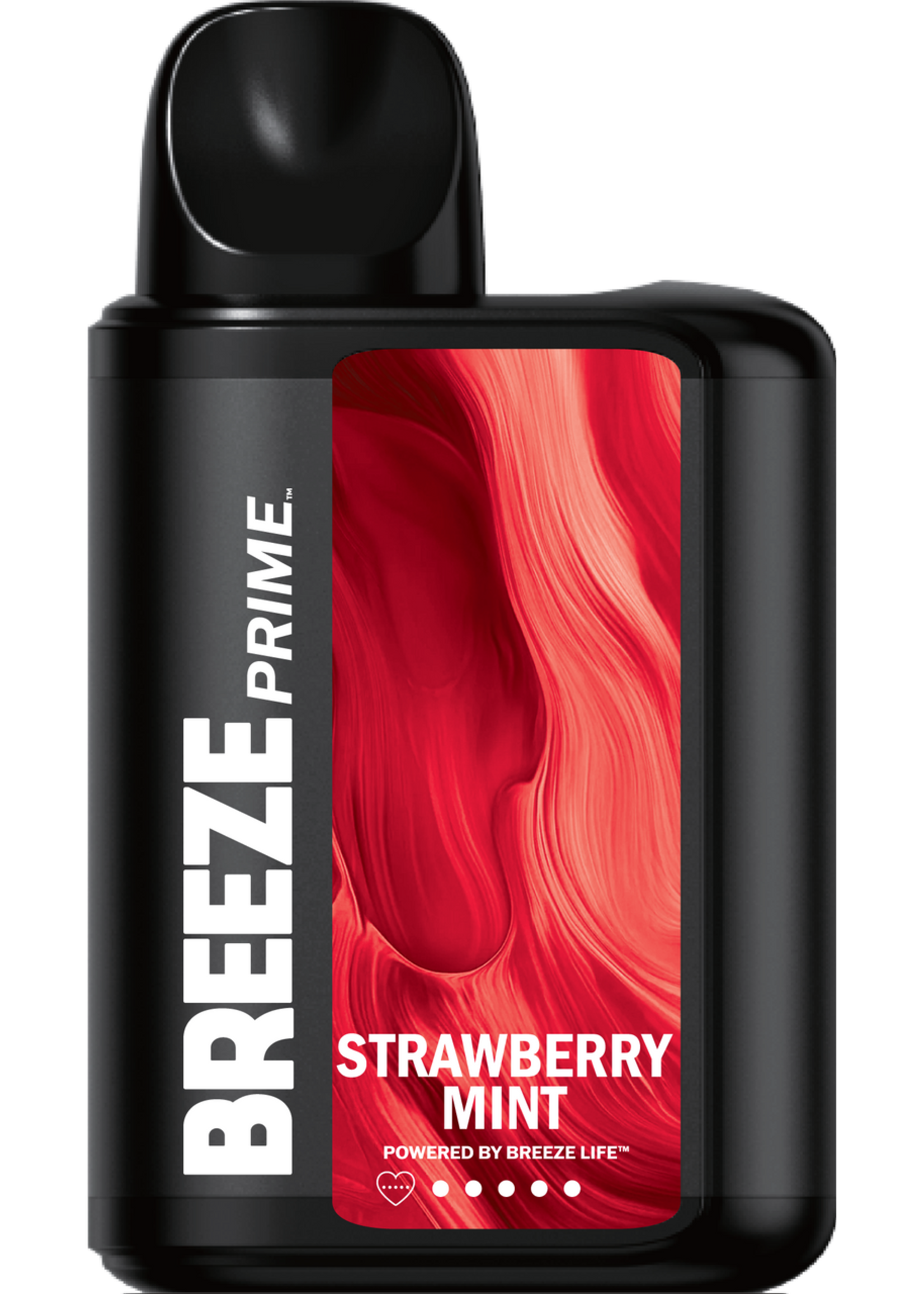 Breeze Breeze Prime - 6000 Puffs - 5% Nicotine - Strawberry Mint