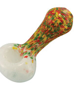 3" Rasta Color Frit Glass Pipe - #3188