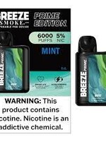 Breeze Breeze Prime - 6000 Puffs - 5% Nicotine Mint