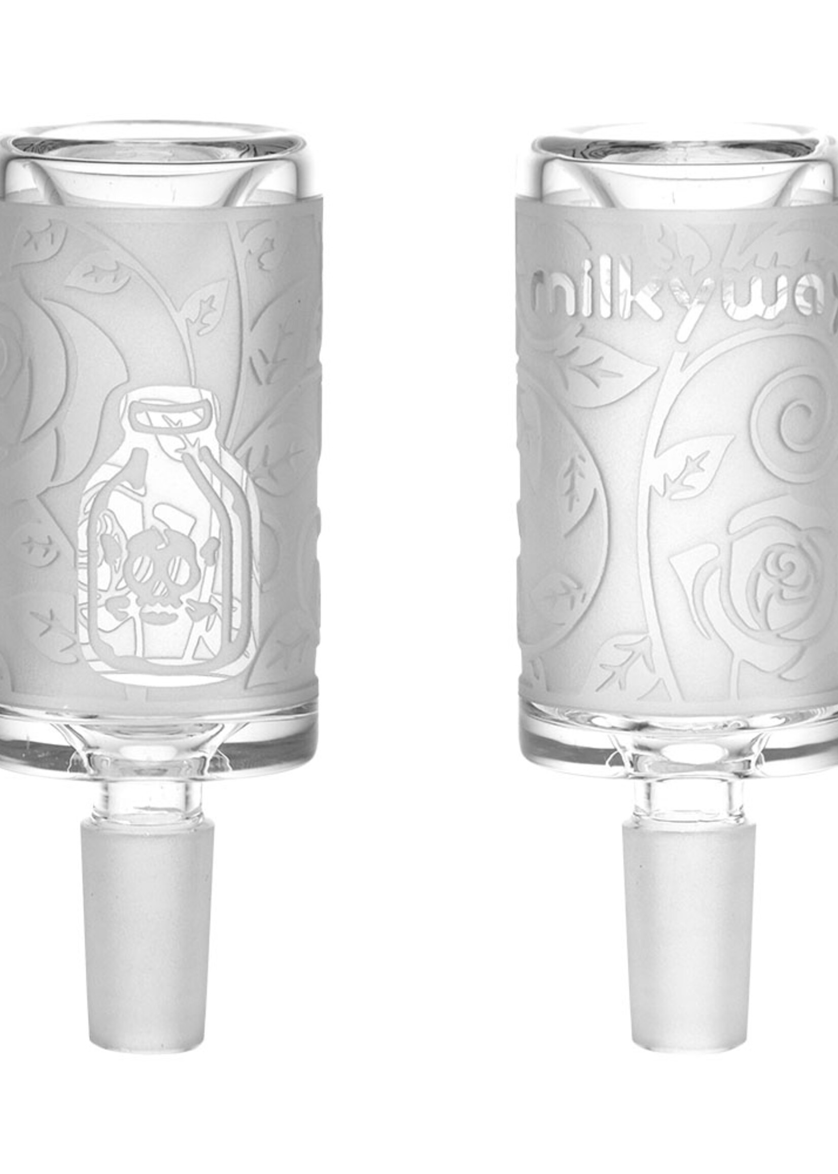 Milkyway Glass Tonic Rose Herb Slide | 14mm M