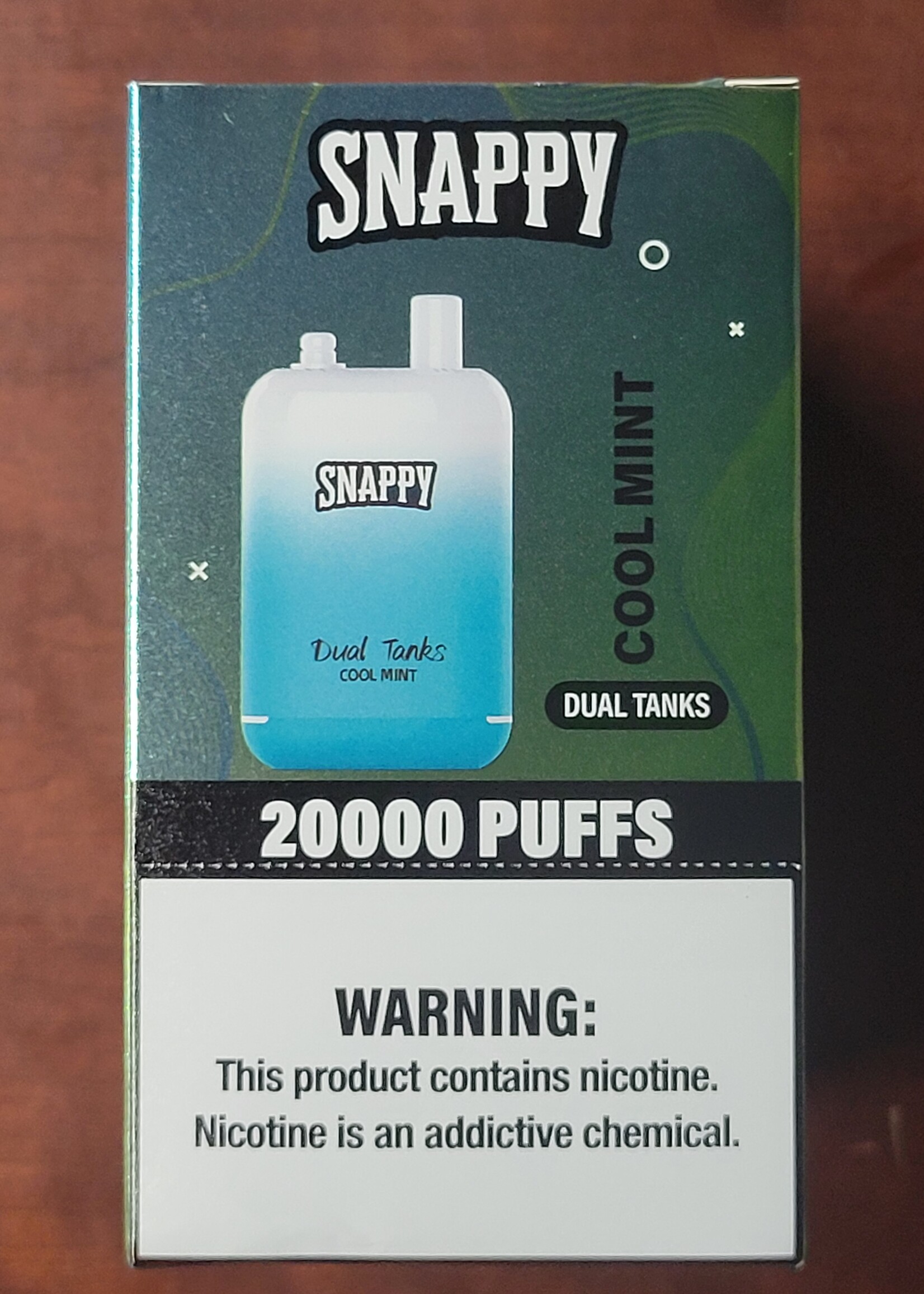 Snappy Snappy 20000 Puff Disposable 5% Nic - Cool Mint