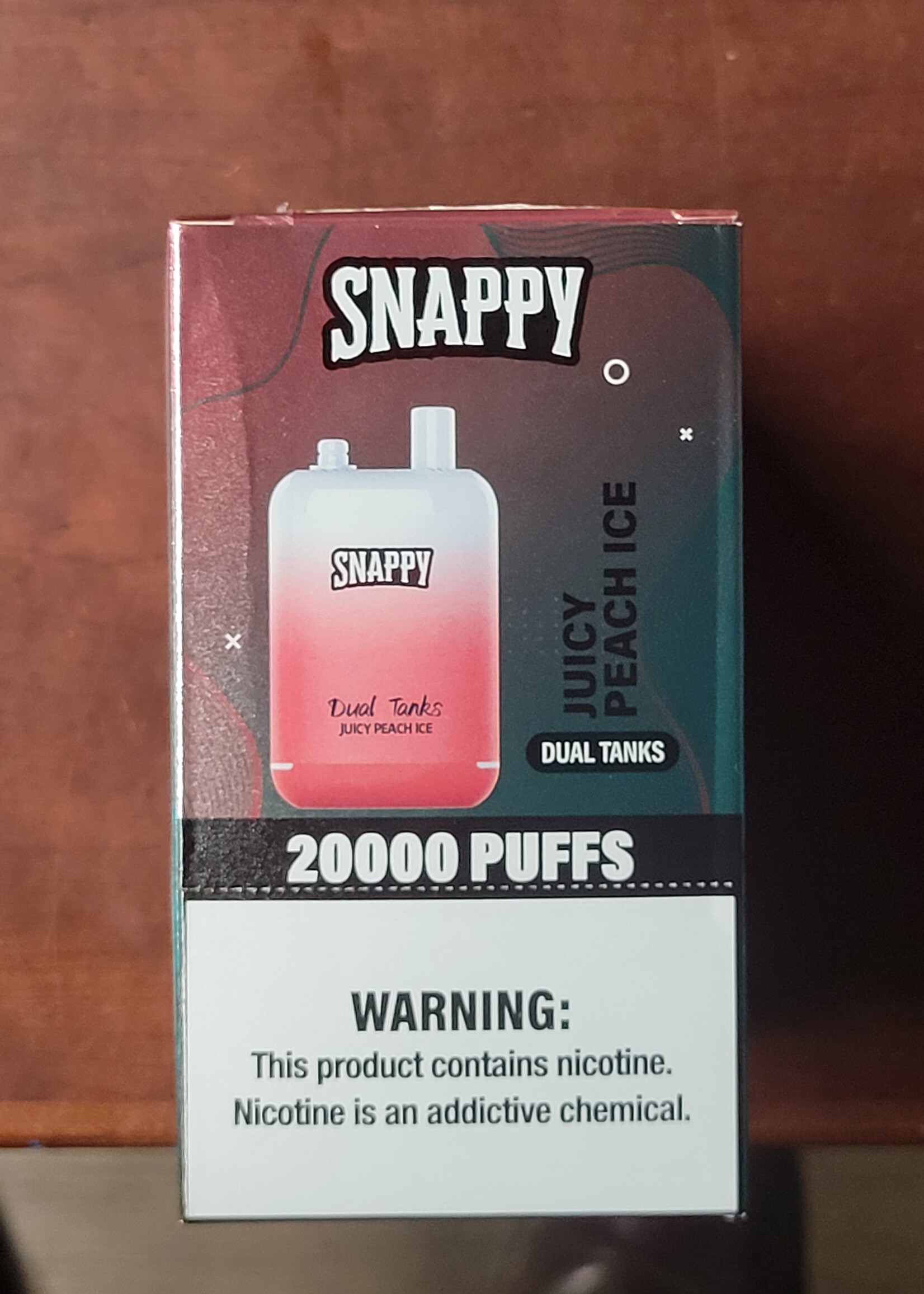 Snappy Snappy 20000 Puff Disposable 5% Nic - Juicy Peach Ice