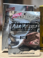 Rhino 24k Platinum Bag Single