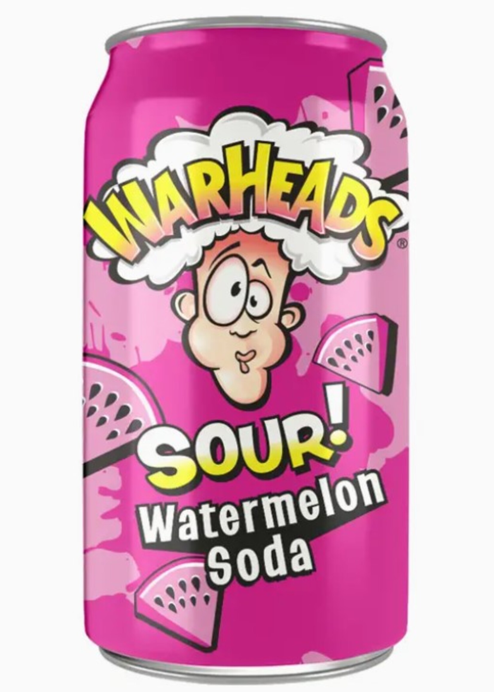 Warheads Sour! Soda - Watermelon, 12oz Can