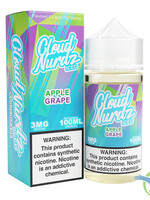 CLOUD NURDZ 100ml - Peach Blue Raspberry ICED - 3mg