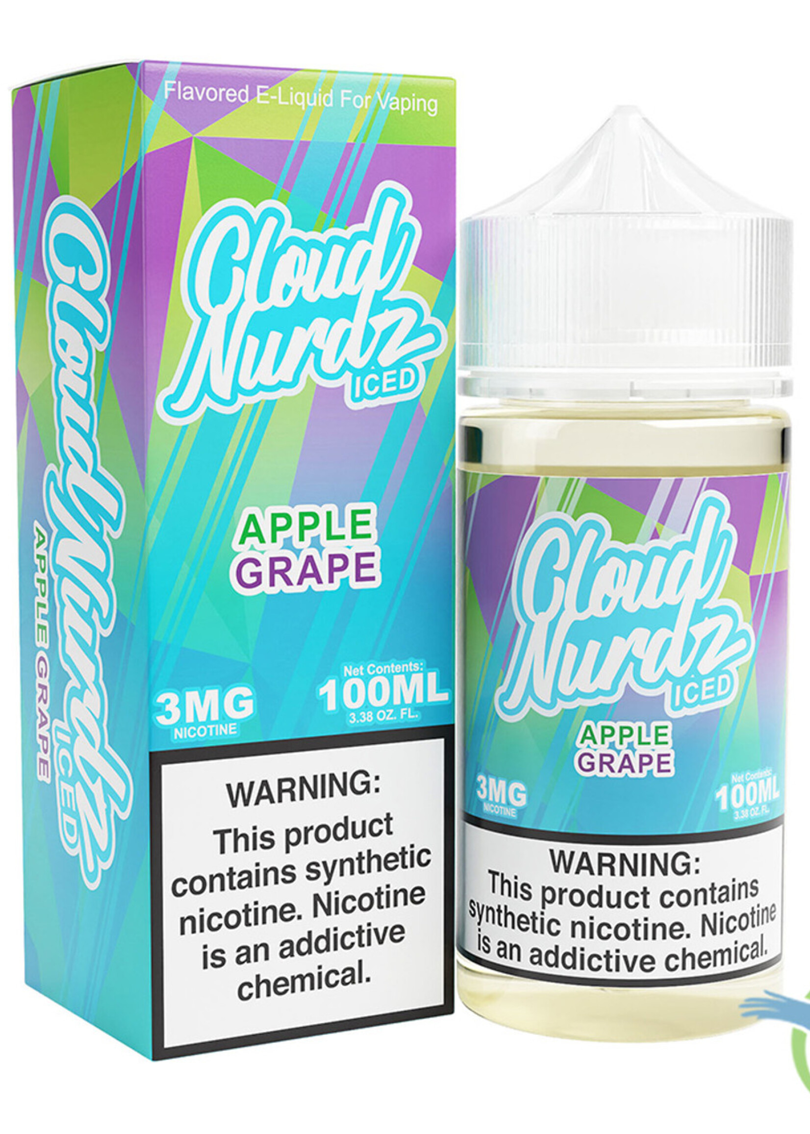 Copy of CLOUD NURDZ 100ml - Peach Blue Raspberry - 3mg