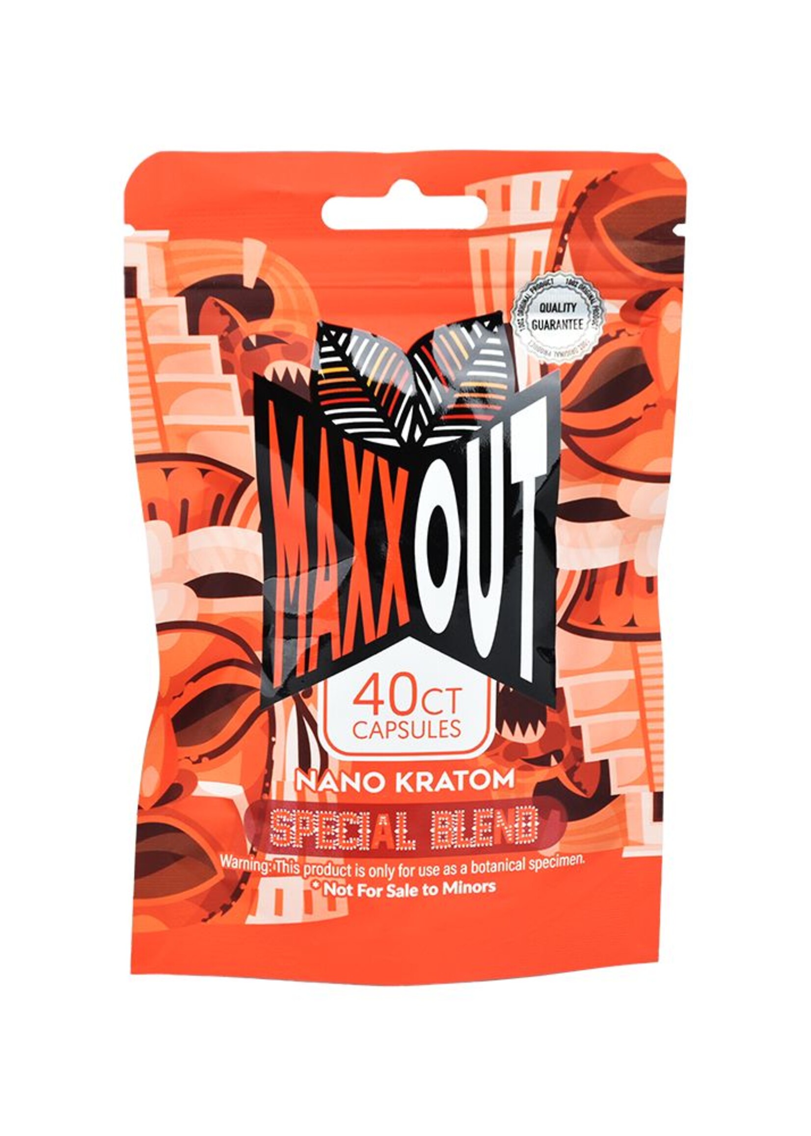 Maxx Out Copy of Krtm Kratom Caps - 60pk Red Maeng Da - Tranquil(ity)