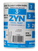 ZYN Nicotine Pouches -  Cool Mint 3mg