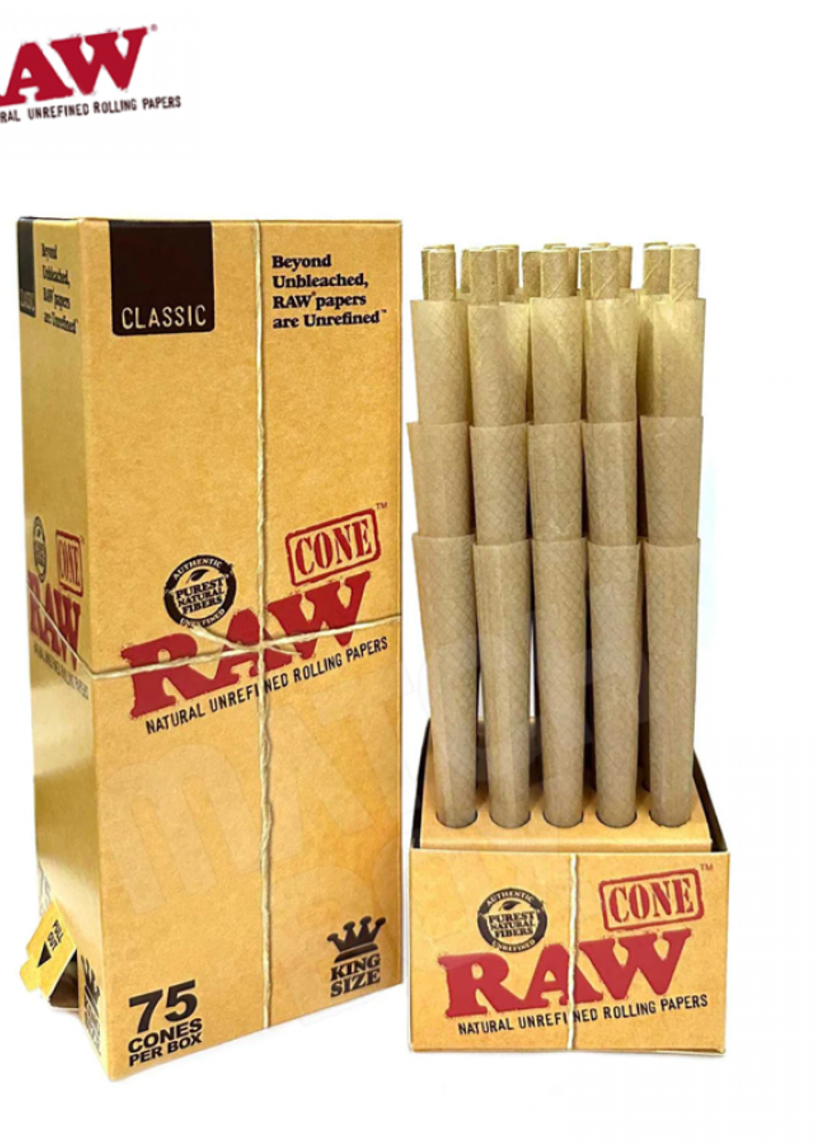 Raw RAW 32pk 1 1/4 Classic Cones