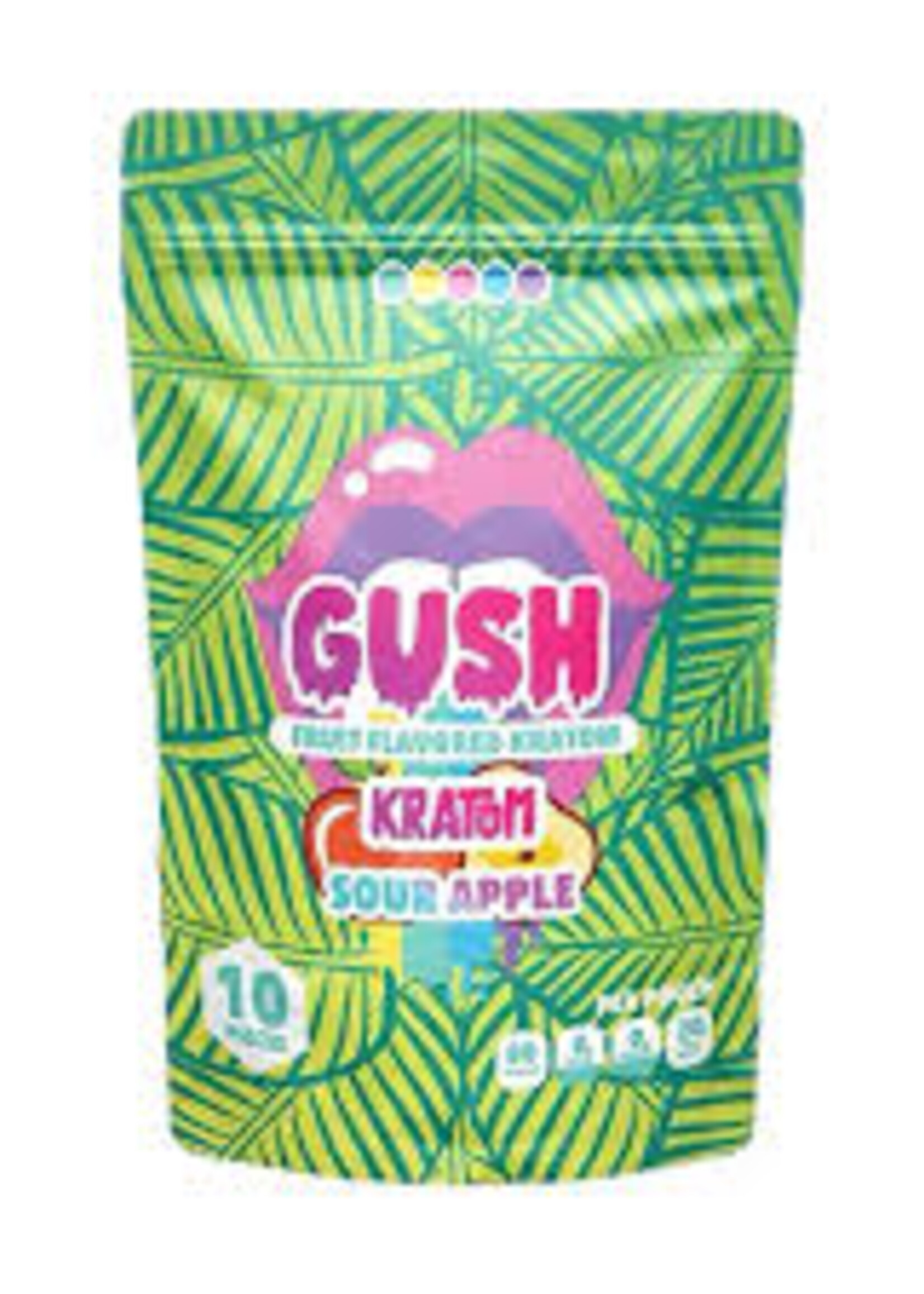 GOO'D Gush Kratom Gummies | Sour Apple | 200mg | 10pc
