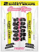 Colors Colors Organic Sheet Wraps 2pk - Banana Cream