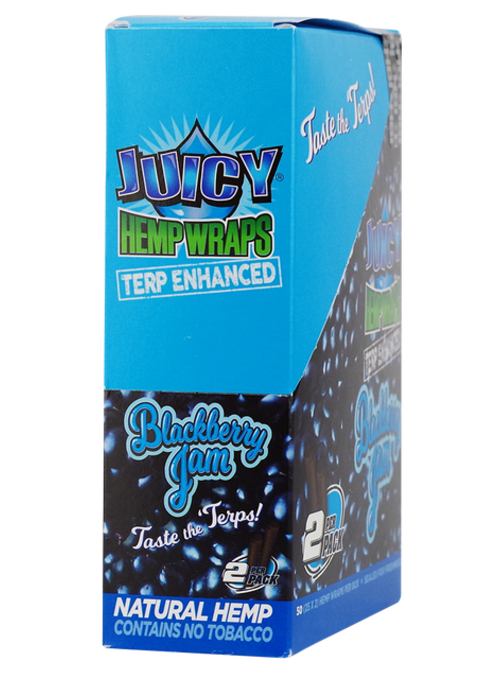 Juicy Jays Juicy Jay's Hemp Wraps Blackberry Jam 2pk