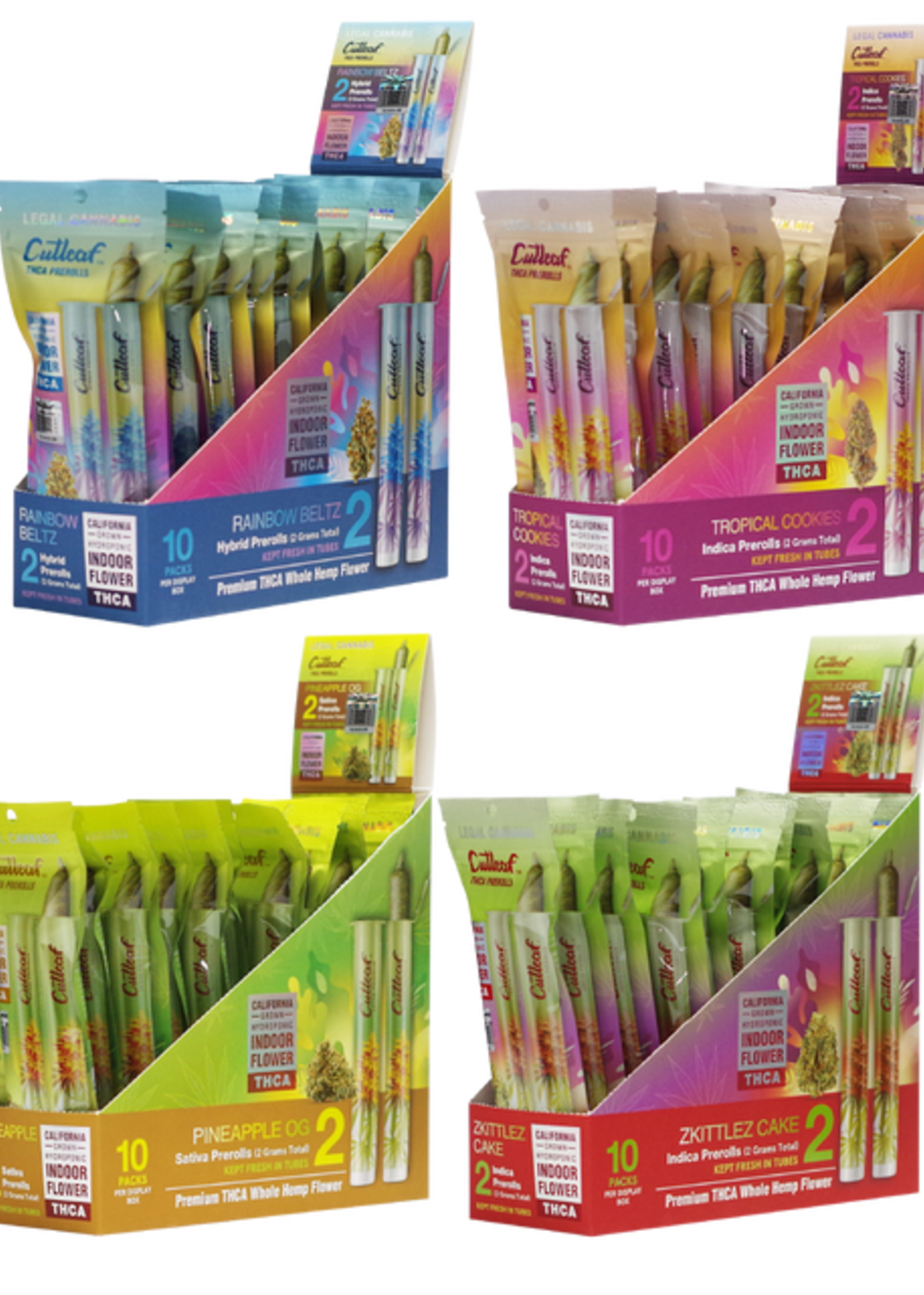 Cutleaf THCA Premium 2g Pre-Rolls 2pk
