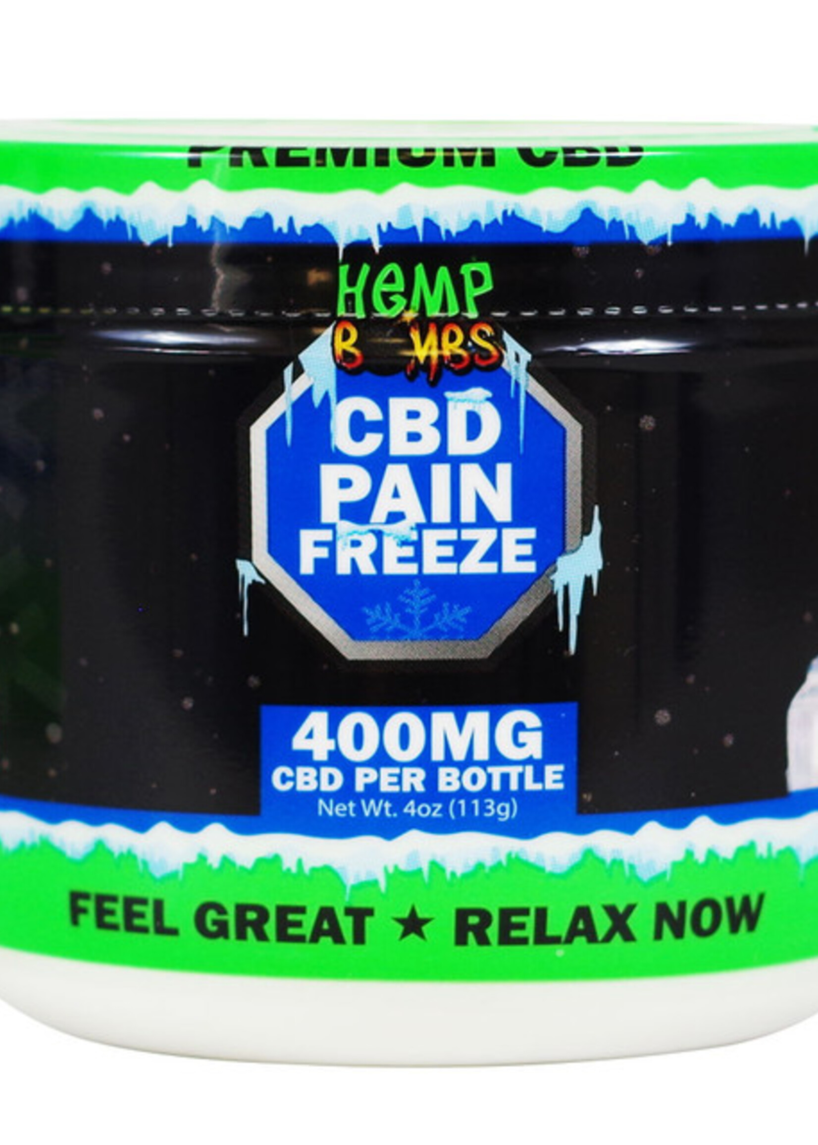 Hemp Bombs Copy of Hemp Bombs Pain Freeze Biocooling CBD 1oz