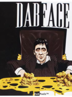 DabPadz Fabric Top Dab Mat | DabFace | 16"x10"