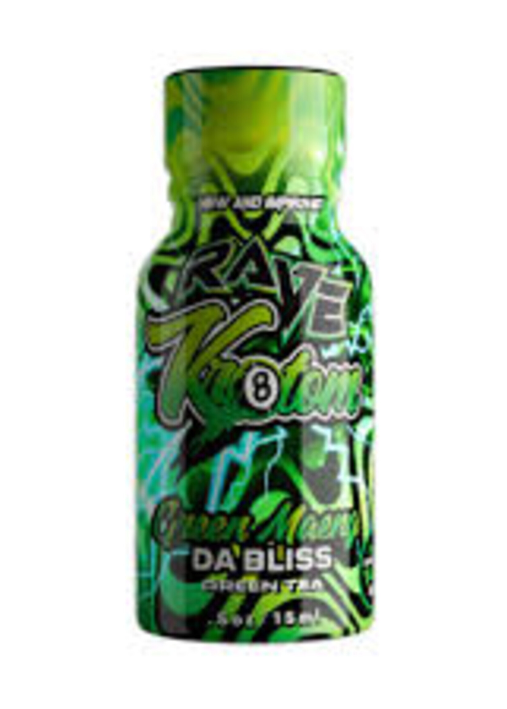 Rave Rave Kratom - Green Maeng Da Bliss Extract Shot - 15ml